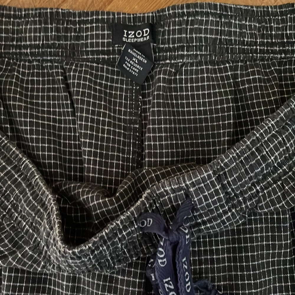 Mens IZod Pajama Pants - Picture 2 of 4